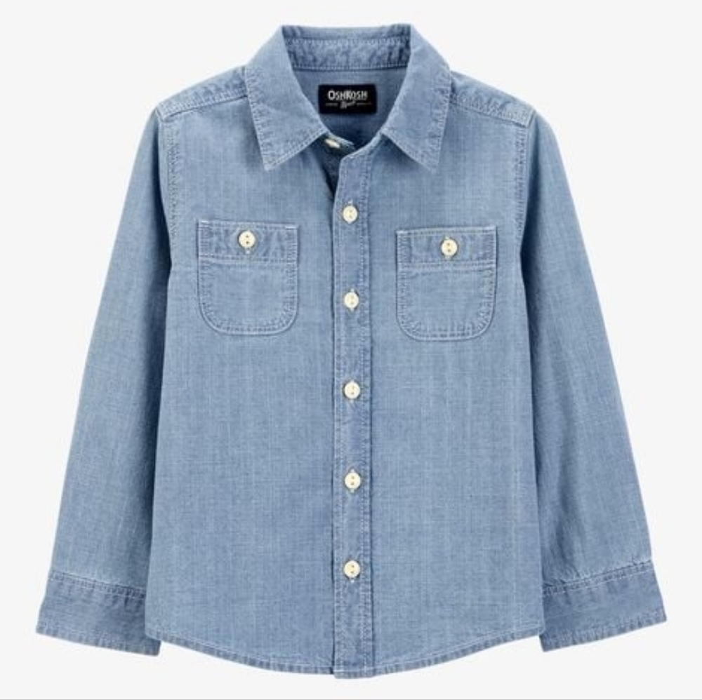 OshKosh B'gosh Blue Kids Denim Shirt